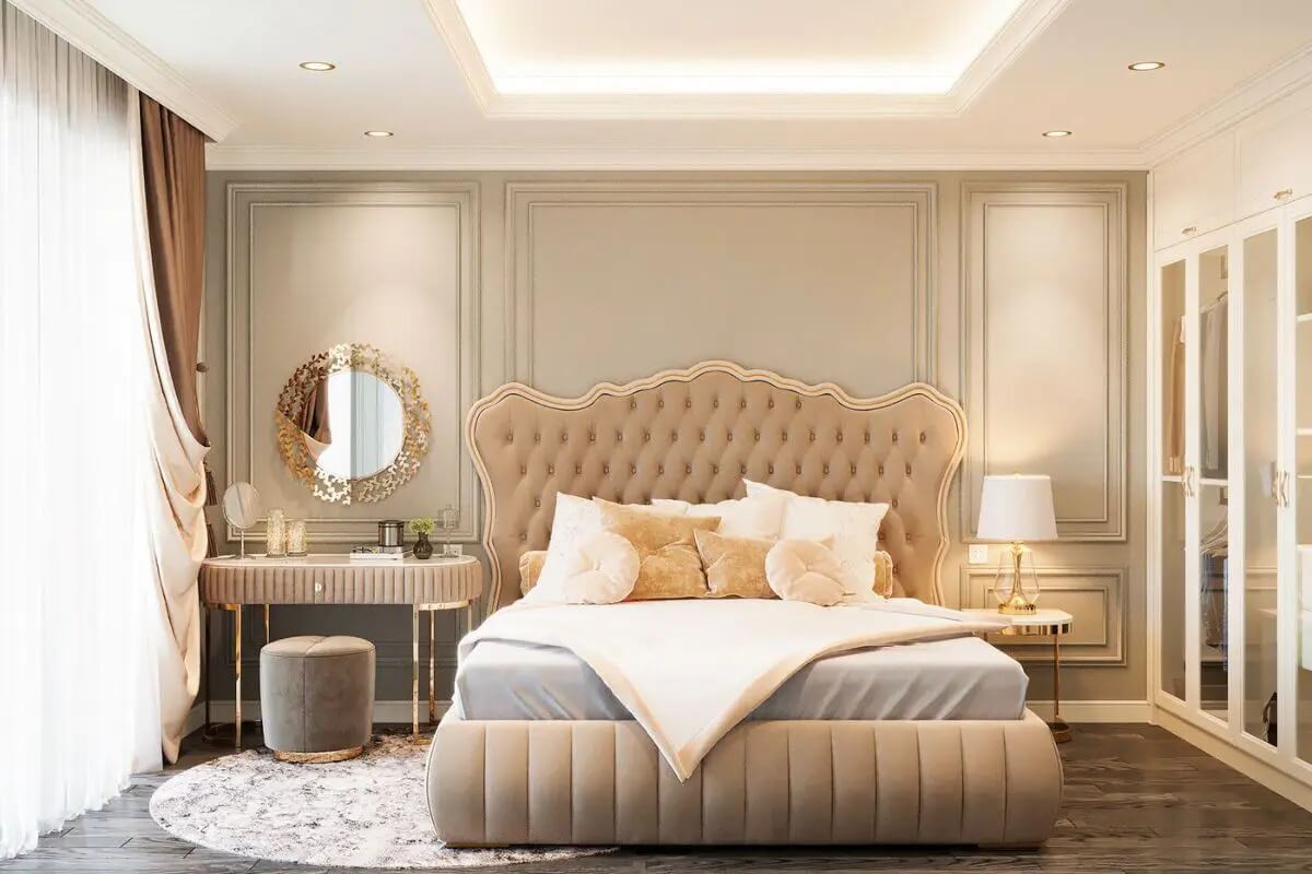 Mẫu phòng ngủ tân cổ điển đa dạng nội thất