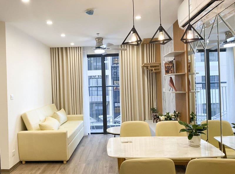 Thiết kế nội thất chung cư 60m2 phong cách hiện đại