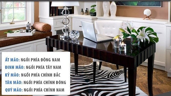 Hướng sắp xếp bàn làm việc cho người tuổi Mão