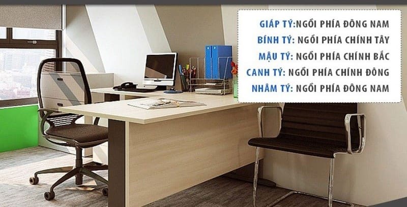 xem hướng ngồi làm việc tuổi tý