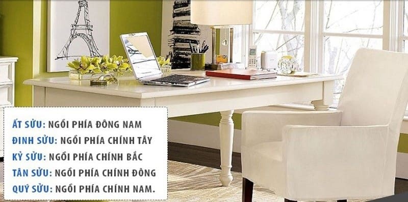 Hướng đặt bàn làm việc cho người tuổi Sửu