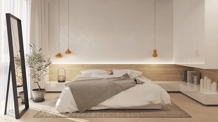 Trang trí phòng ngủ phong cách tối giản hấp dẫn