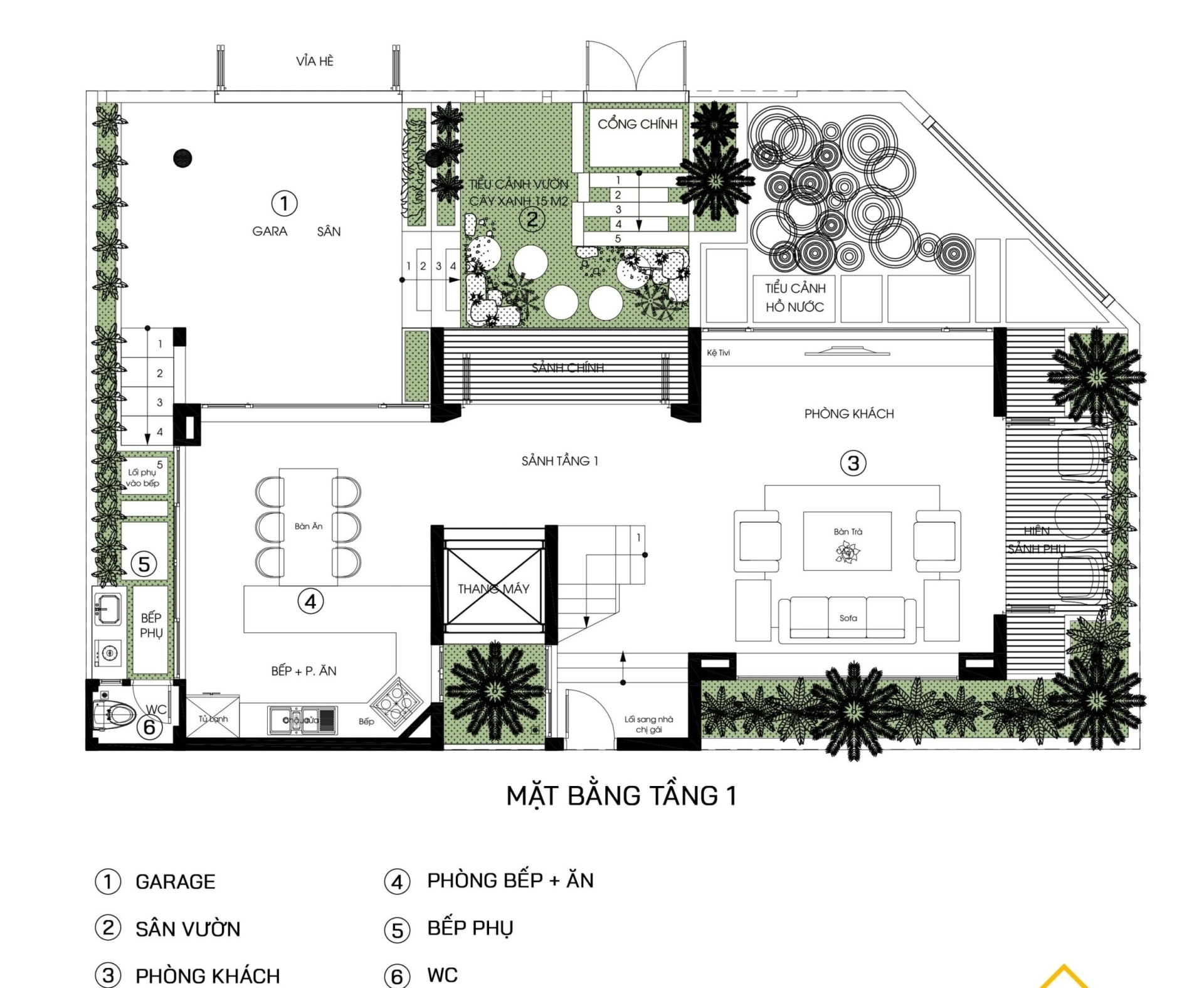 ban-ve-mau-nha-3-tang-chu-l-tran-ngap-sac-xanh-cropped Bản vẽ mẫu nhà 3 tầng chữ L tràn ngập sắc xanh
