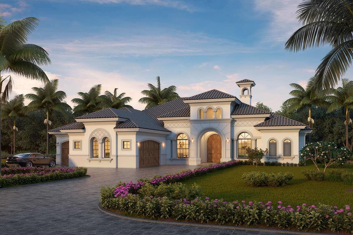 Biệt thự mặt tiền 8m 1 tầng sang trọng