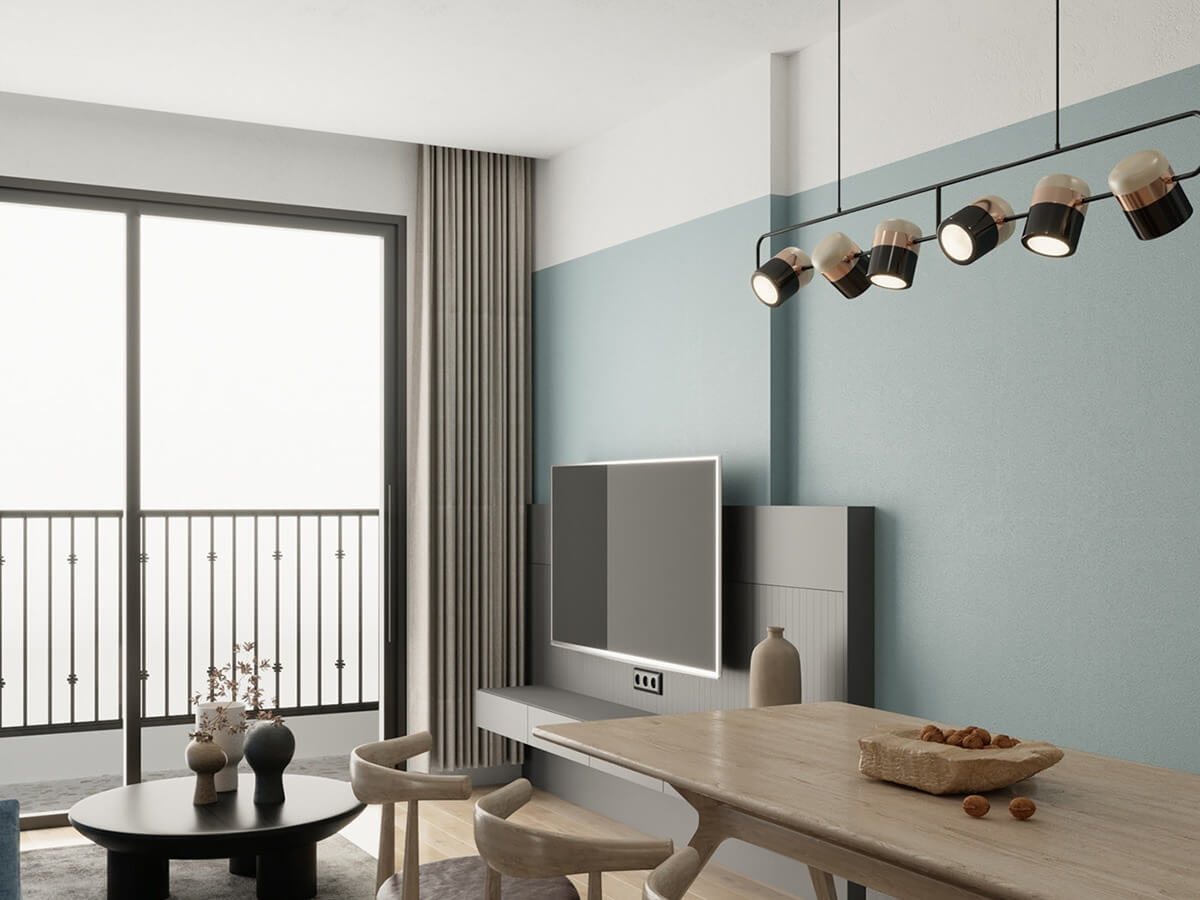 Bố trí nội thất chung cư 75m2 khoa học