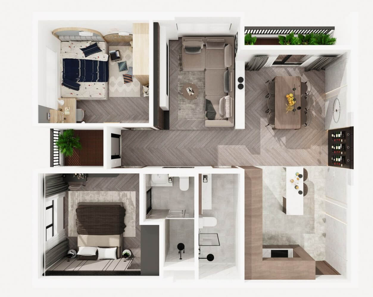 can-ho-chung-cu-77m2-voi-2-phong-ngu-4-1 Căn hộ chung cư 77m2 với 2 phòng ngủ 4