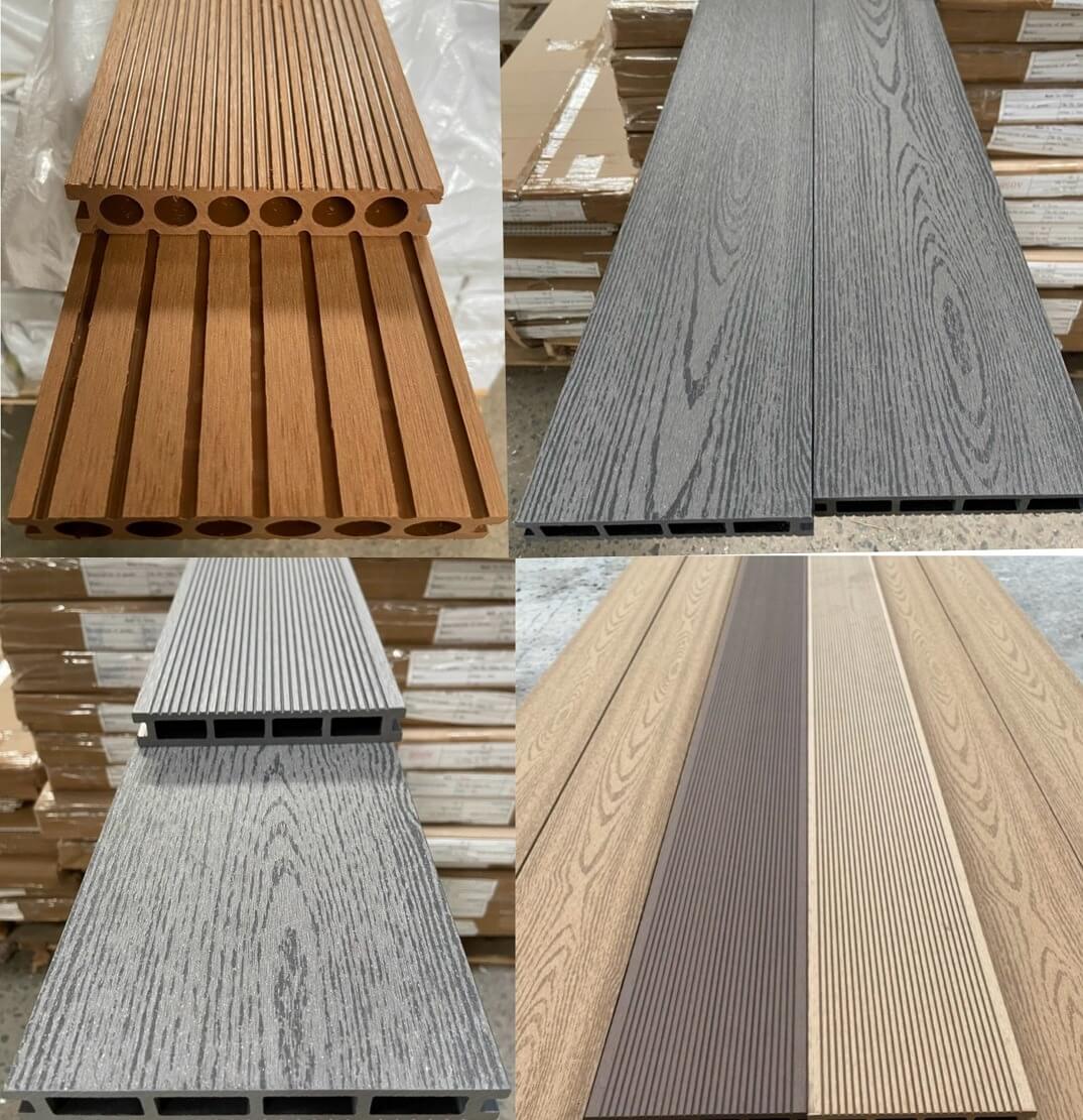 cg4i9z0apf7wly618mt5 Ván sàn gỗ nhựa ngoài trời nhiều màu sắc, bề mặt vân đẹp, chất lượng cao, phù hợp cho không gian ngoại thất.