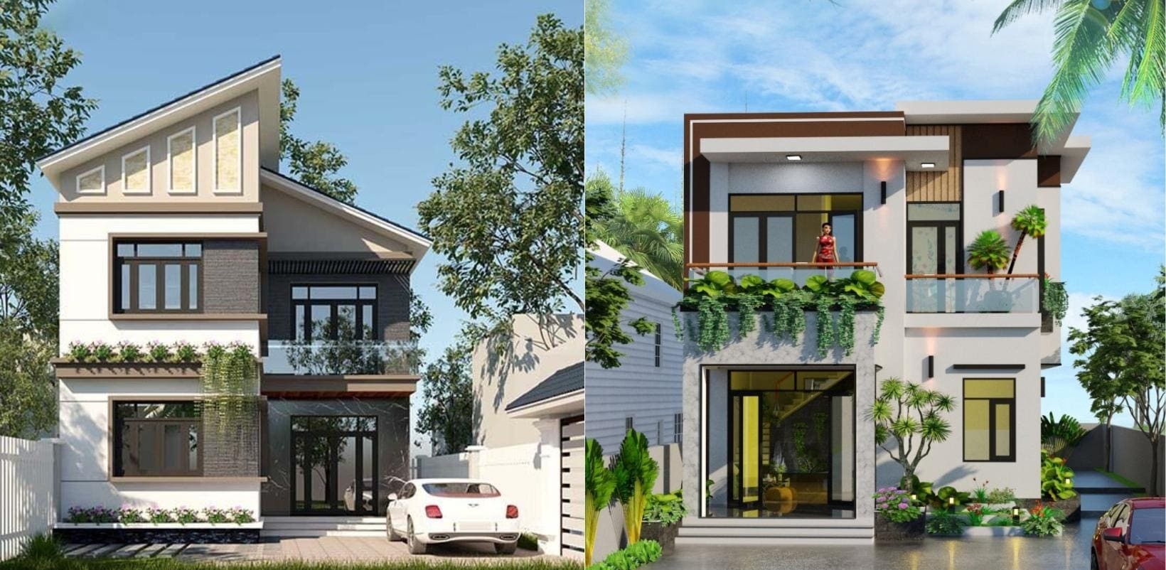 Chọn đơn vị thiết kế uy tín cho các mẫu nhà 2 tầng đẹp