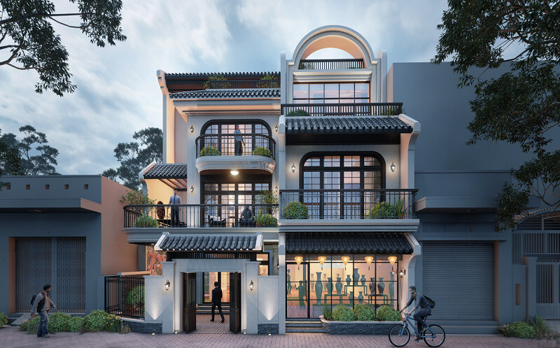 Chọn lựa phong cách kiến trúc thích hợp và hài hòa với môi trường xung quanh