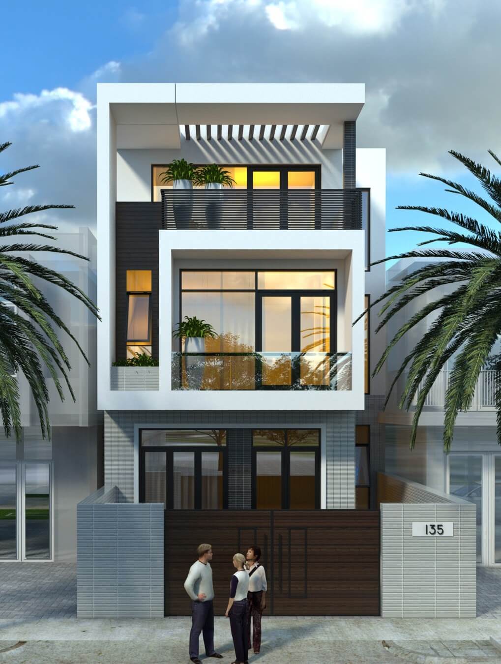 Khám phá mẫu nhà ống 3 tầng nổi bật được yêu thích trong thời gian gần đây