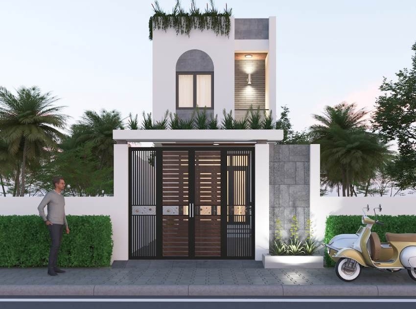 Lựa chọn màu sơn phù hợp khi nhà phố hướng Tây