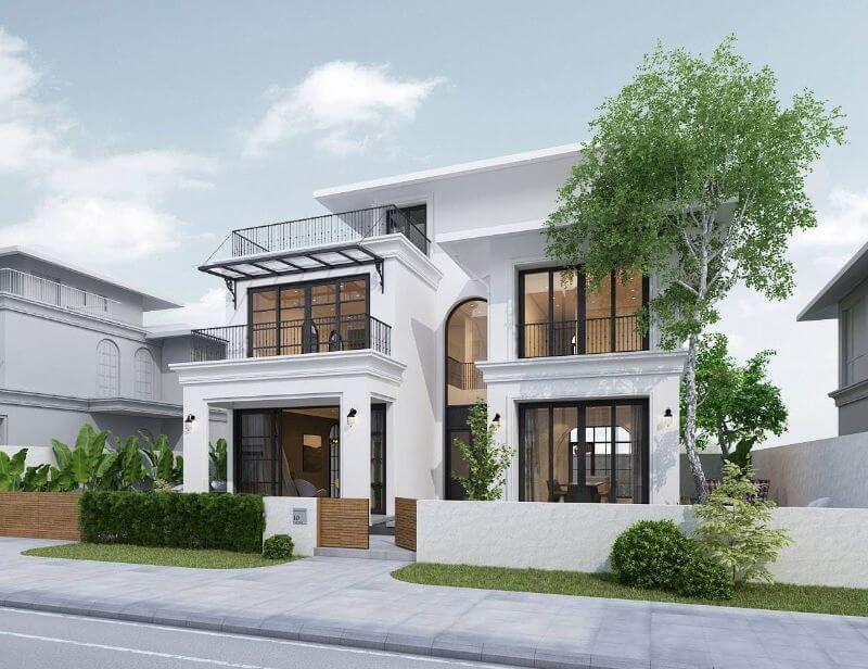 Mãn nhãn với vẻ đẹp và đẳng cấp của biệt thự 2 tầng