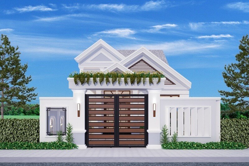 Mẫu cổng nhà cấp 4