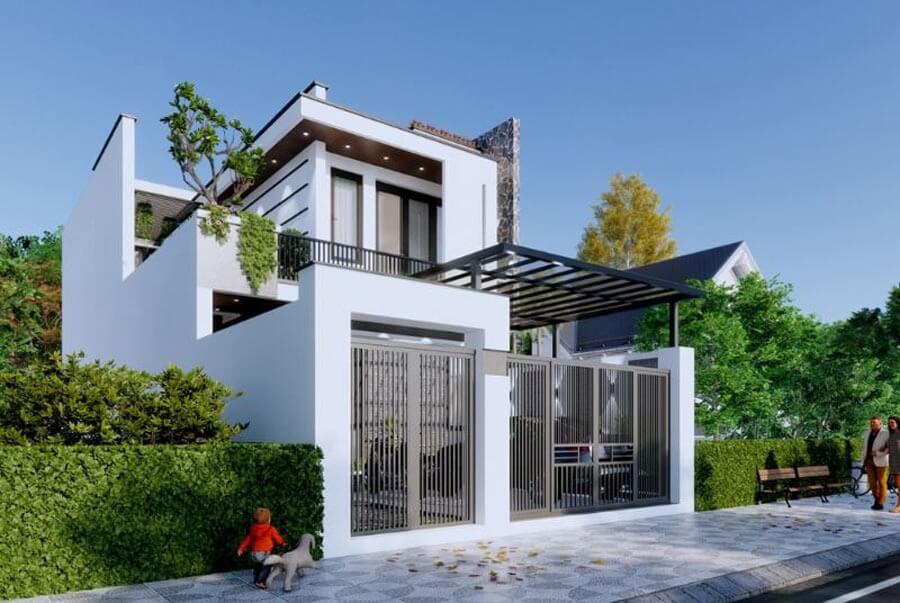 mau-nha-1-tret-1-lau-4-10-phong-cach-scandinavia-5 Mẫu nhà 1 trệt 1 lầu 4×10 phong cách Scandinavia 5