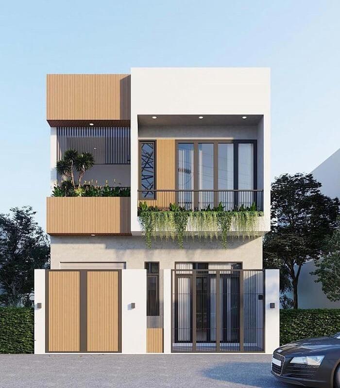 Mẫu nhà 1 trệt 1 lầu đơn giản 3