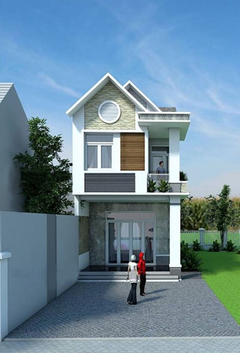 Mẫu nhà 1 trệt 1 lầu mái thái hiện đại và đẹp mắt 3