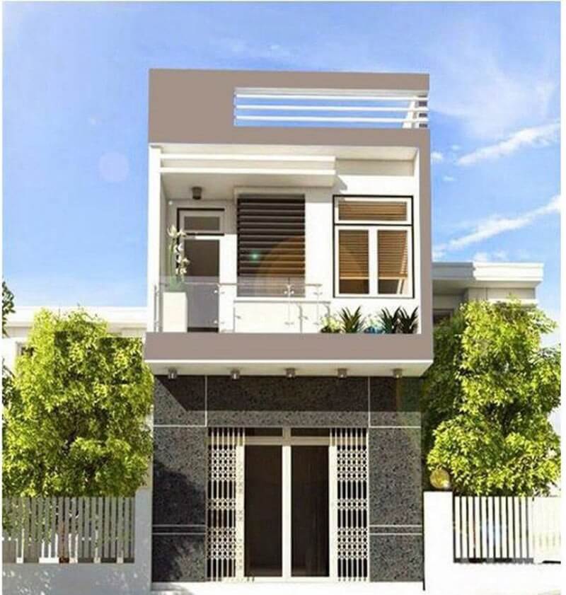 Mẫu nhà 2 tầng với chi phí 300 triệu