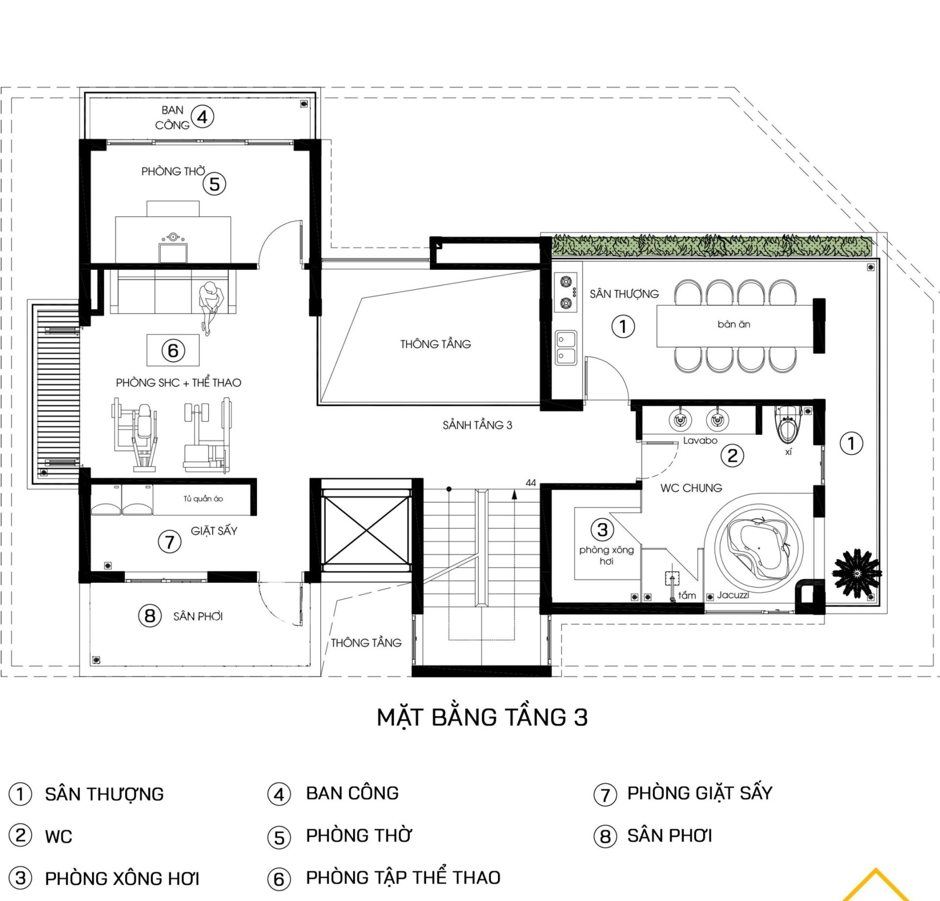 mau-nha-3-tang-chu-l-tran-ngap-sac-xanh-4-cropped Mẫu nhà 3 tầng chữ L tràn ngập sắc xanh 4