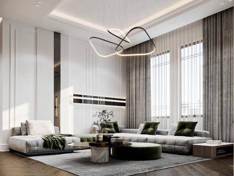 mau-nha-biet-thu-3-tang-chu-l-sang-trong-dang-ap-2 Mẫu nhà biệt thự 3 tầng chữ L sang trọng, đẳng cấp 2