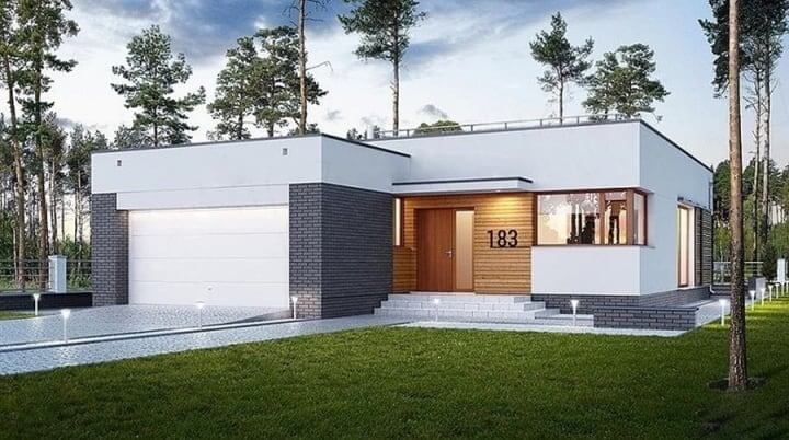 mau-nha-chu-l-1-tang-mai-bang-3 Mẫu nhà chữ L 1 tầng mái bằng 3