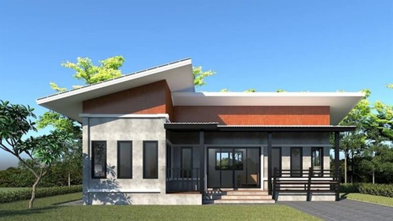 mau-nha-chu-l-1-tang-mai-lech-1 Mẫu nhà chữ L 1 tầng mái lệch 1