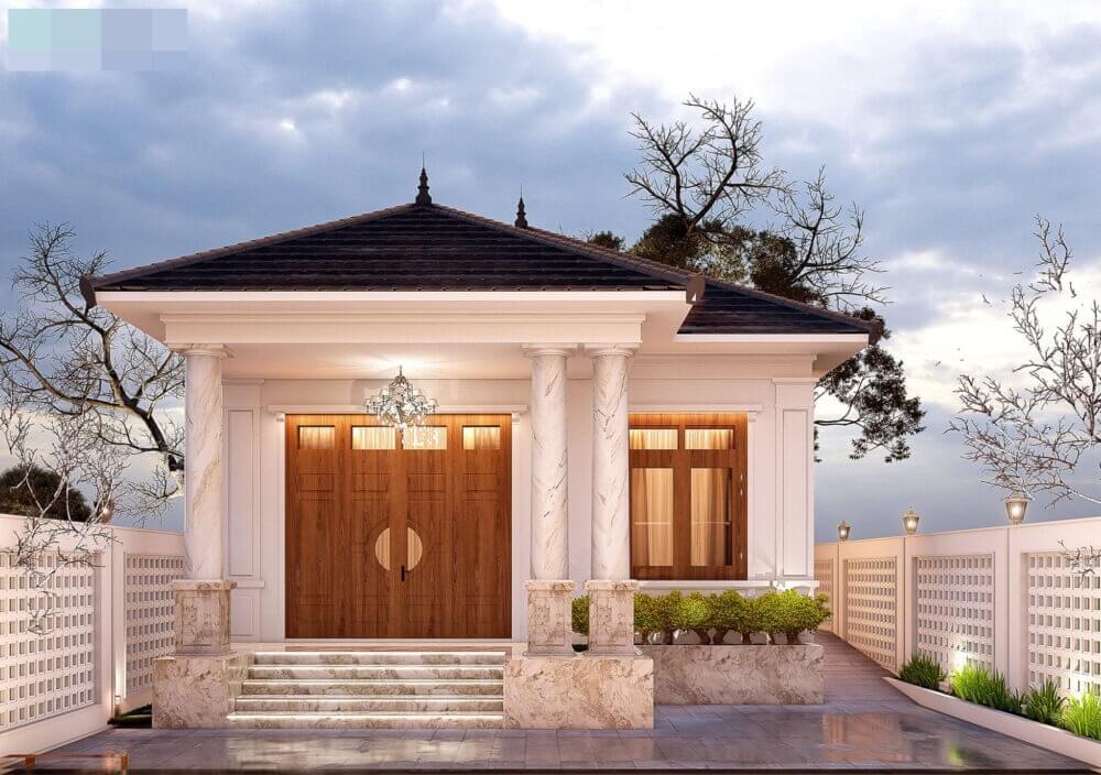 mau-nha-chu-l-1-tang-mai-thai-1 Mẫu nhà chữ L 1 tầng mái Thái 1