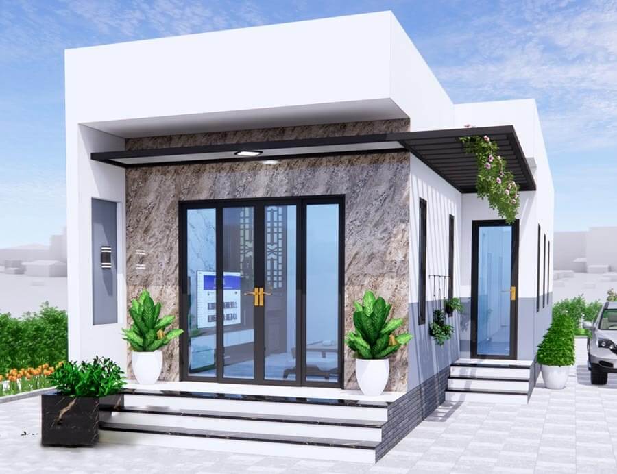 mau-nha-chu-l-2-phong-ngu-1 Mẫu nhà chữ L 2 phòng ngủ 1