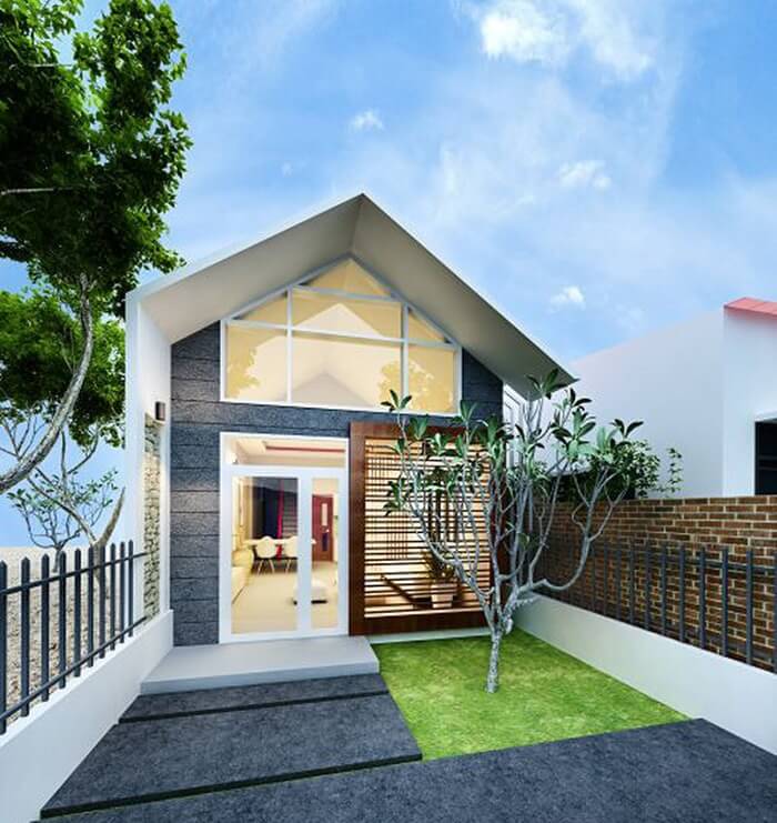 mau-nha-nho-4x10m-mai-lech-mau-trang-tinh-khoi-3 Mẫu nhà nhỏ 4x10m mái lệch màu trắng tinh khôi 3