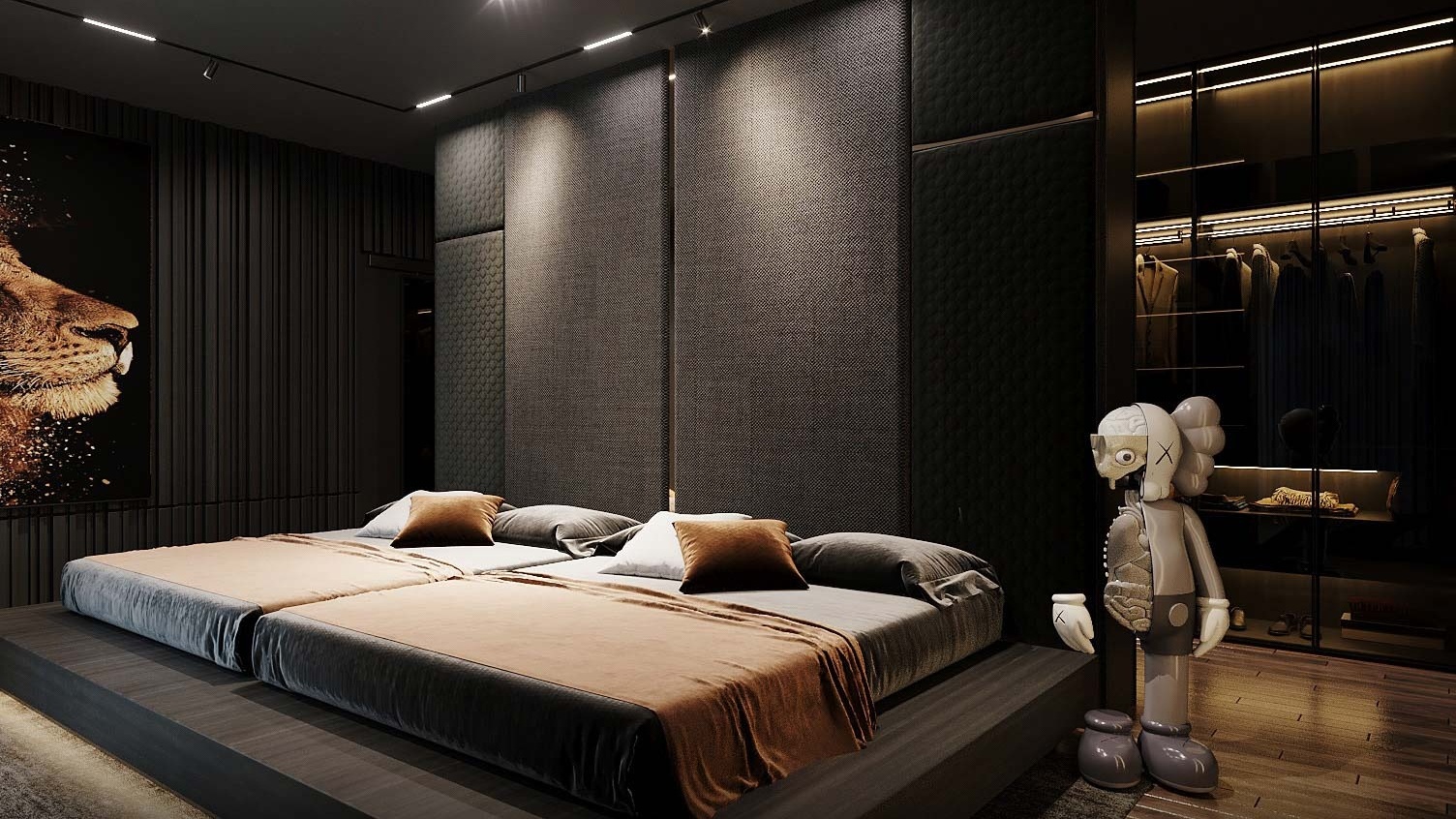 Mẫu phòng 2 giường ngủ cao cấp 4