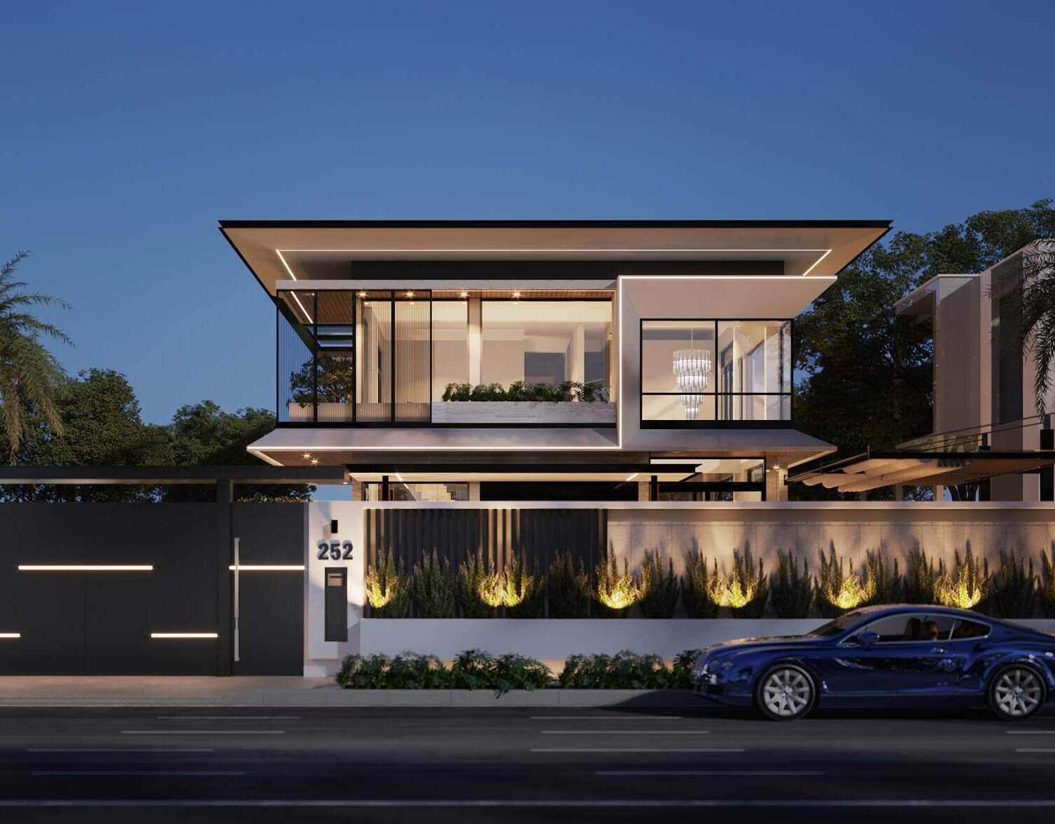 Mẫu thiết kế biệt thự 2 tầng đẹp