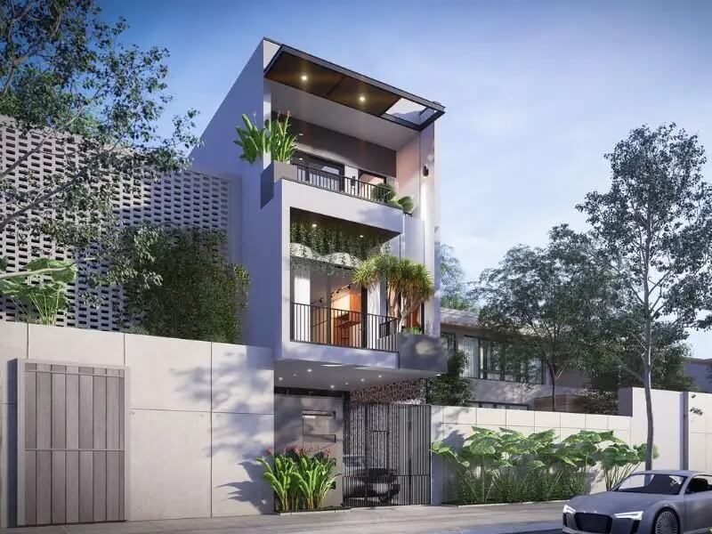 mau-thiet-ke-nha-6x14m-3-tang-hien-dai-sang-trong-2 Mẫu thiết kế nhà 6x14m 3 tầng hiện đại, sang trọng 2