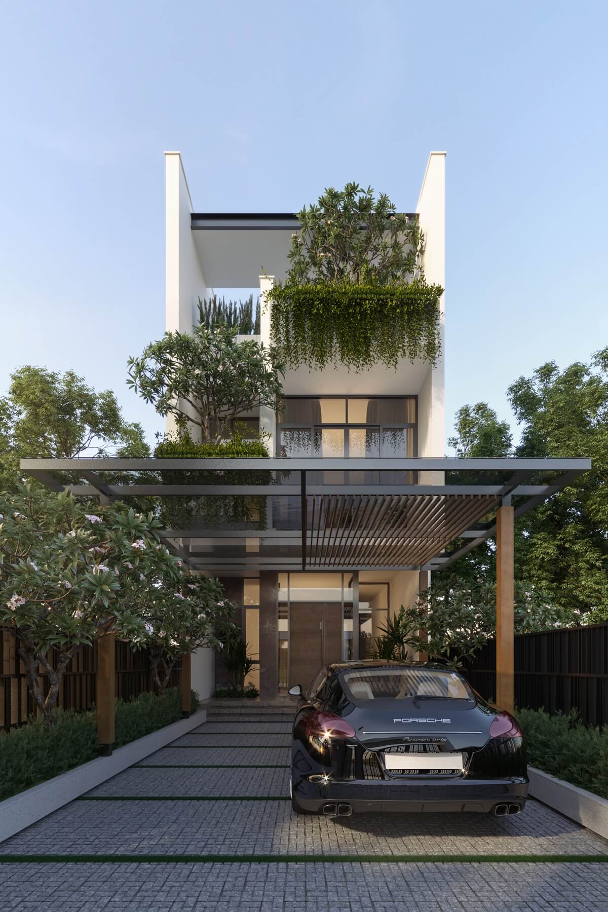 Mẫu thiết kế nhà phố hiện đại được ưa chuộng