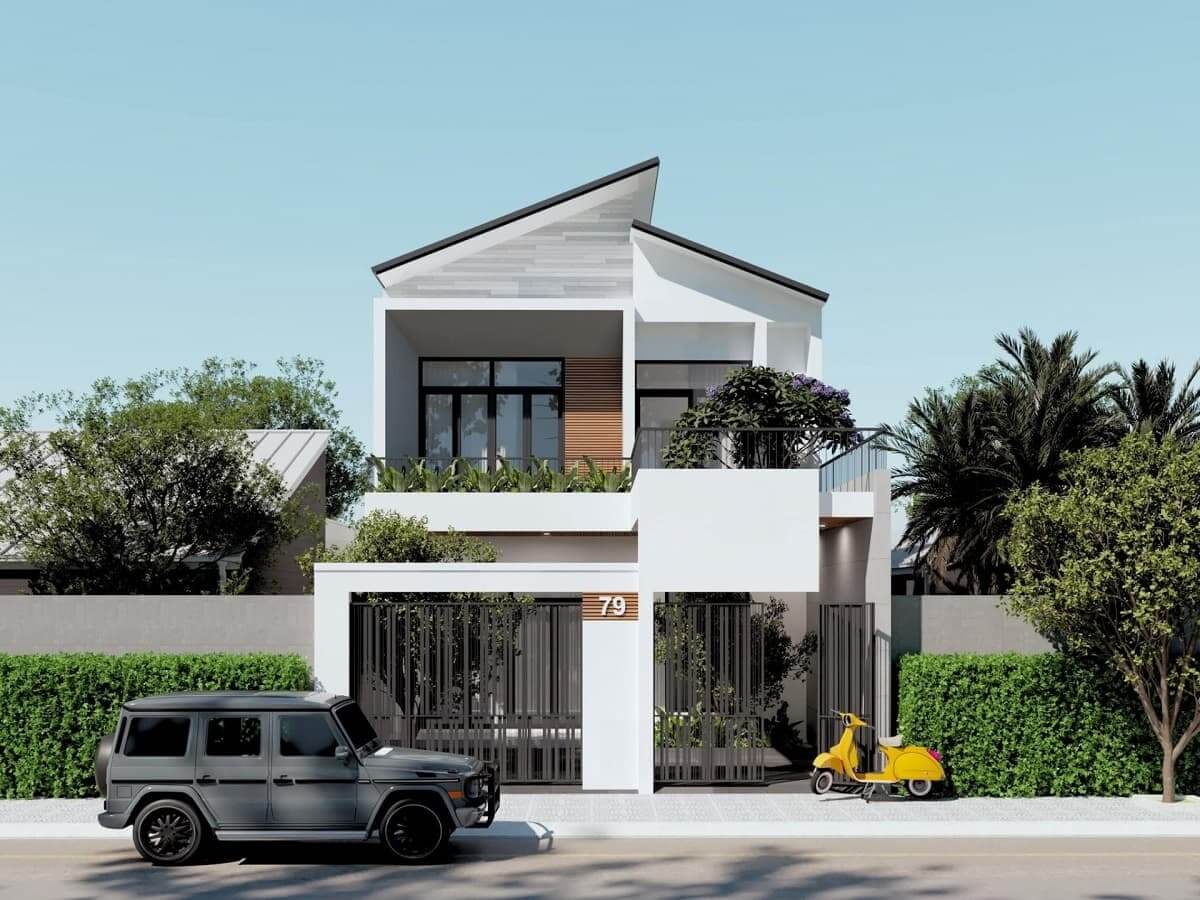 Mẫu thiết kế nhà rộng 6m dài 18m 2 tầng 1