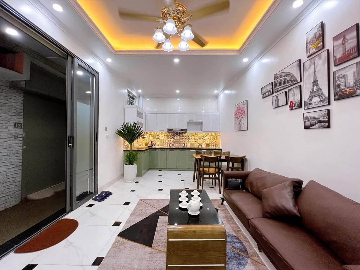 Đảm bảo sự cân xứng về bố cục khi thi công nhà nhỏ 35m2