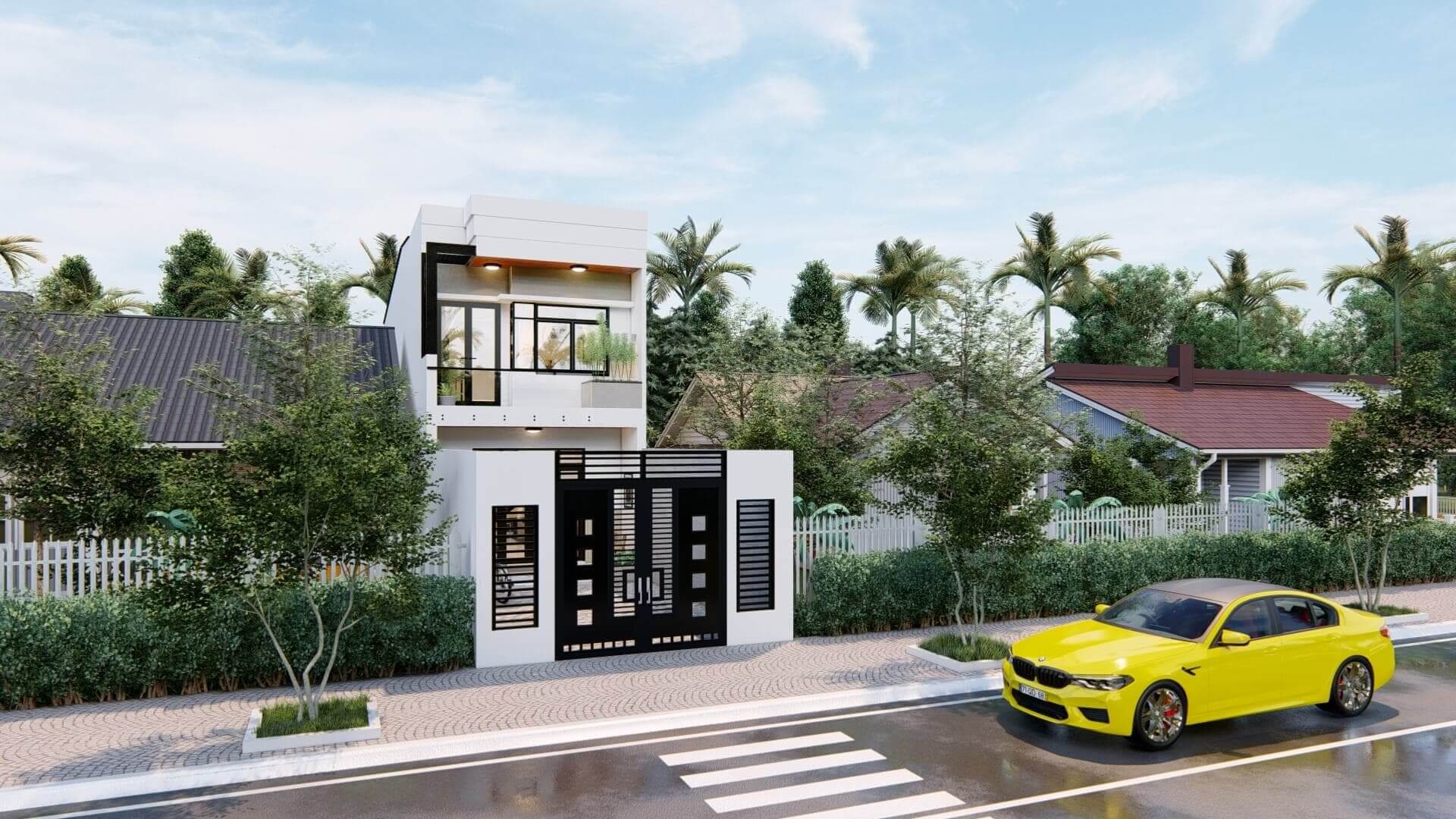 mot-so-luu-y-khi-thiet-ke-nha-4x20-co-gara-1 Một số lưu ý khi thiết kế nhà 4x20 có gara