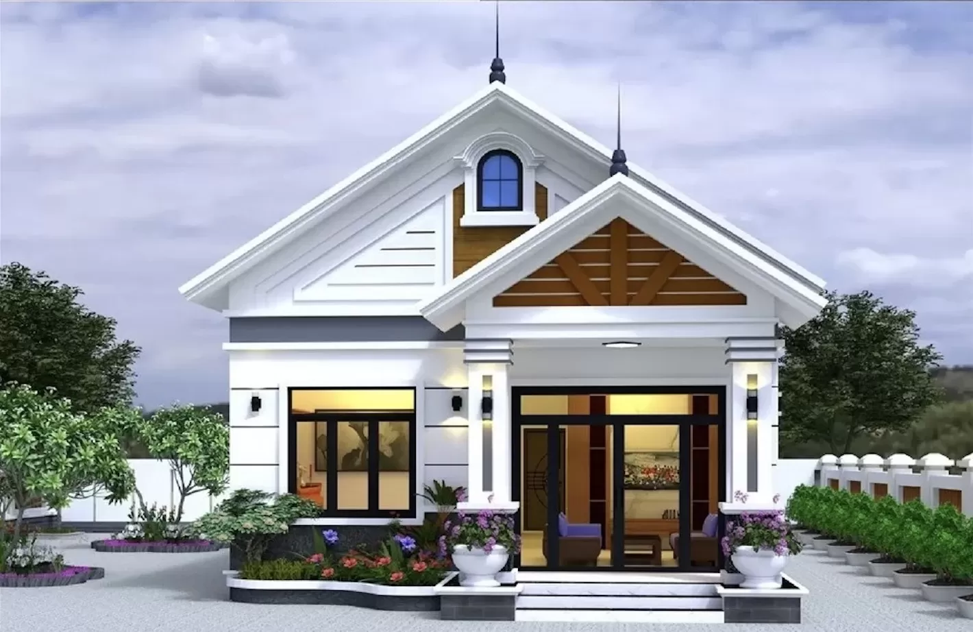 nha-mai-thai-1-tang-2 Thiết kế nhà mái Thái 10×10 đẳng cấp tại Biên Hòa