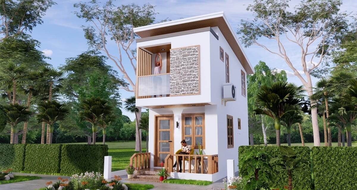 nha-nho-24m2-voi-2-tang-1 Nhà nhỏ 24m2 với 2 tầng 1