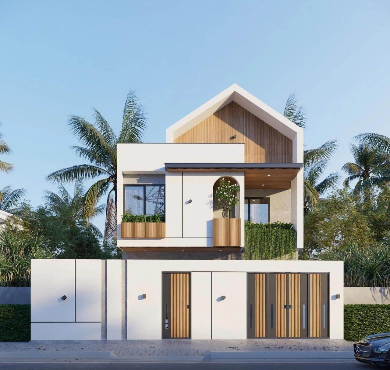 Nhược điểm nhà ống 2 tầng mái Thái mặt tiền 5m