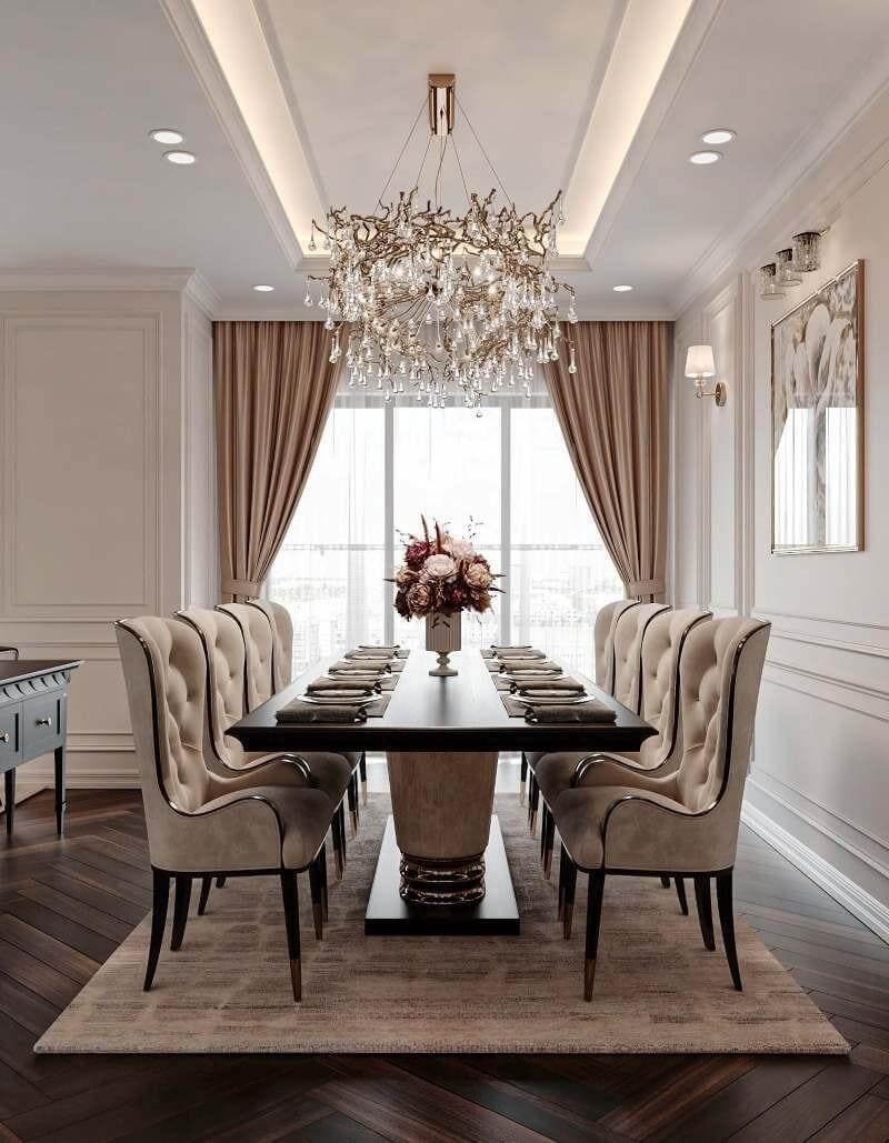 phong-cach-co-dien-cho-noi-that-chung-cu-77m2-2 Phong cách cổ điển cho nội thất chung cư 77m2 2