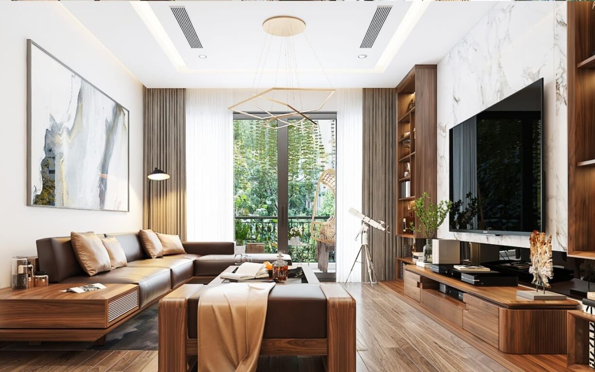 Phong cách Luxury cho khu vực phòng khách