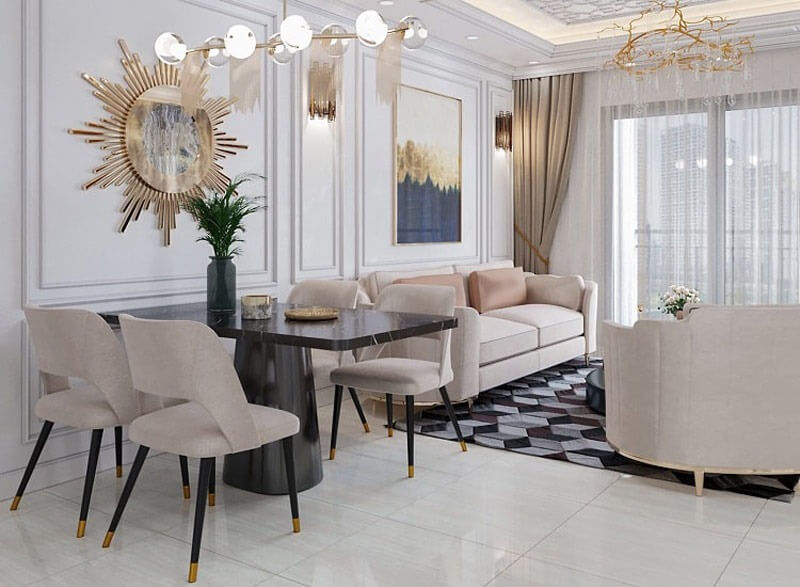 phong-cach-tan-co-dien-cho-chung-cu-77m2-3 Phong cách tân cổ điển cho chung cư 77m2 3