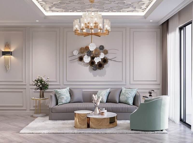 phong-cach-tan-co-dien-cho-chung-cu-77m2-4-1 Phong cách tân cổ điển cho chung cư 77m2 4