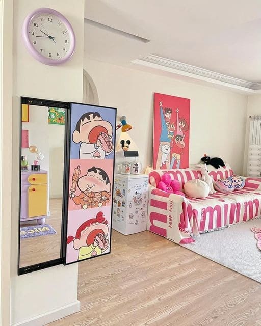 Mẫu phòng ngủ Anime dễ thương và đáng yêu