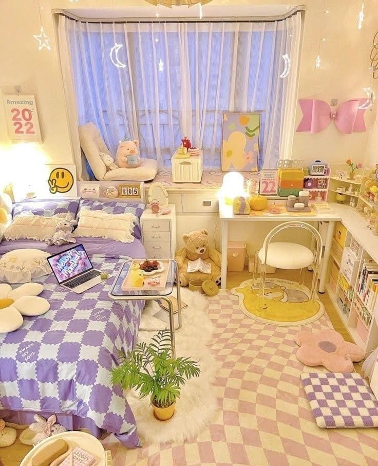 Mẫu phòng ngủ Anime nhẹ nhàng, đơn giản