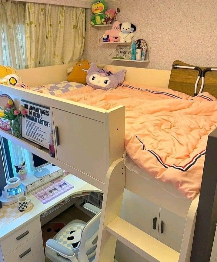 Phòng ngủ Anime sử dụng giường tầng