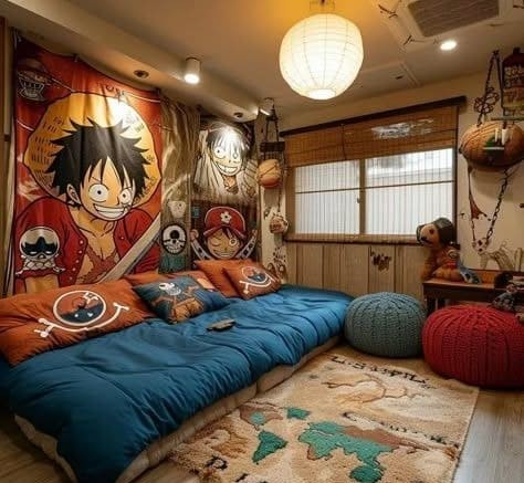 Trang trí phòng ngủ Anime One Piece
