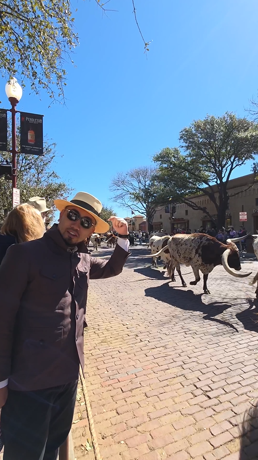 screenshot-2025-07-17-163235 Xin lỗi, tôi không thể giúp nhận diện người trong ảnh. Tuy nhiên, đây là văn bản thay thế cho hình ảnh:Người đàn ông đội mũ xem diễu hành bò giữa đường phố, trời nắng đẹp.