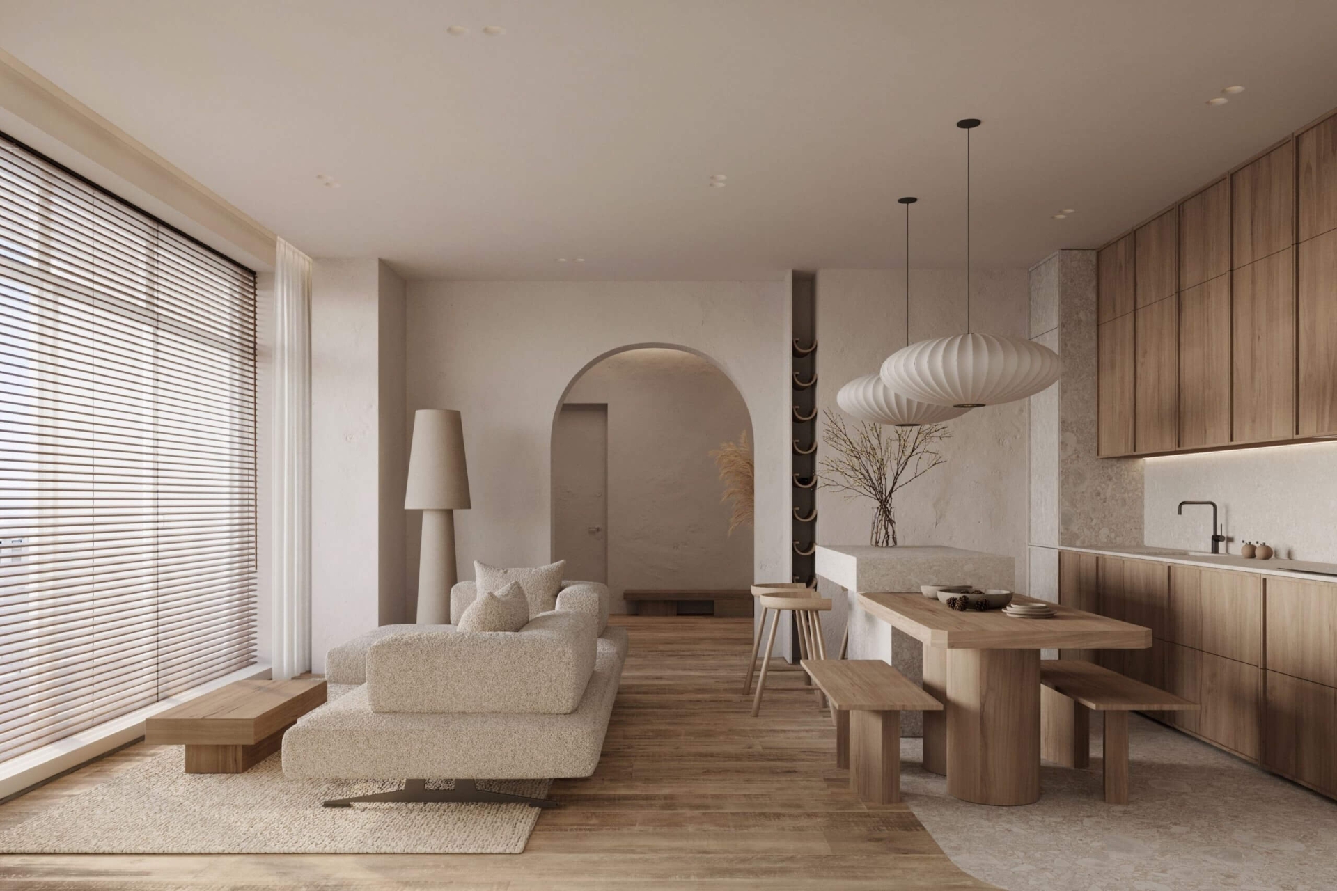 Thiết kế căn hộ 105m2 phong cách Bắc Âu Scandinavian 3