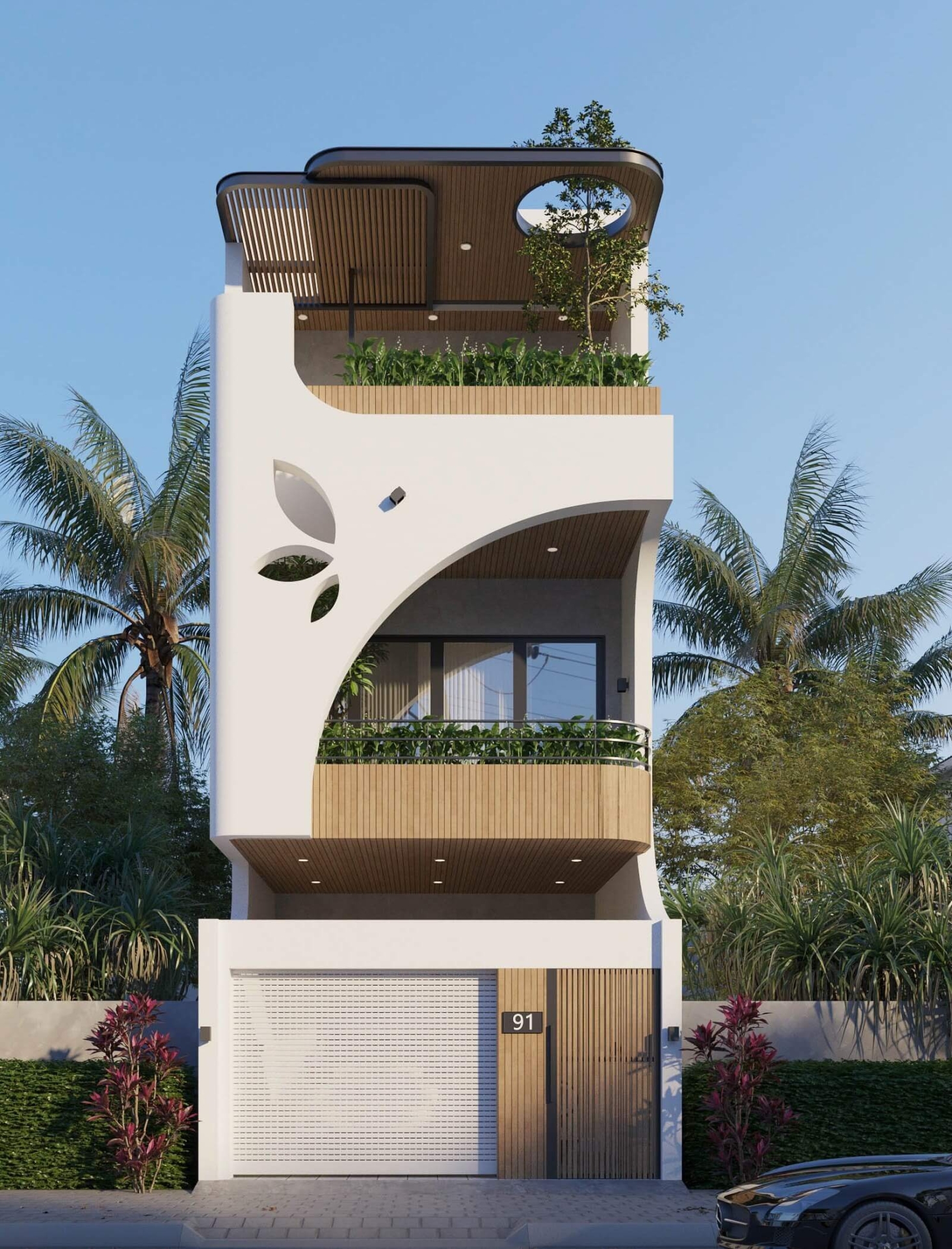 thiet-ke-mau-nha-3x12m-voi-4-phong-ngu Thiết kế mẫu nhà 3x12m với 4 phòng ngủ