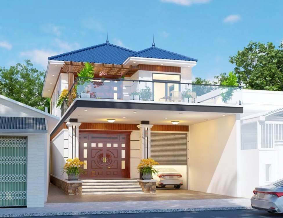 thiet-ke-nha-2-tang-7x11m-co-gara-1-1 Thiết kế nhà 2 tầng 7x11m có gara 1